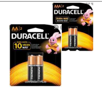 PILAS - DURACELL AA (Precio x unidad)