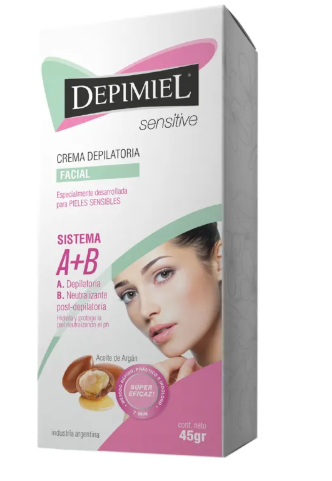 DEPIMIEL Crema Depilatoria (A+B) Rostro x 45g Sensitive