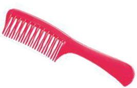 EUROSTIL PEINE BATIDOR NYLON PROF. 17,5 CM BLANCO