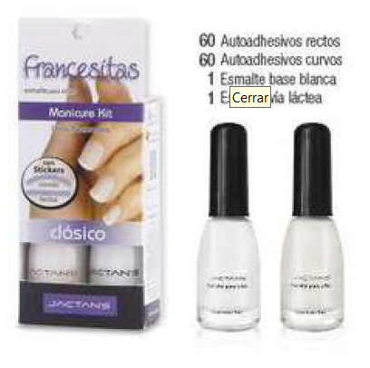 JACTANS KIT DE ESMALTE FRANCESITA
