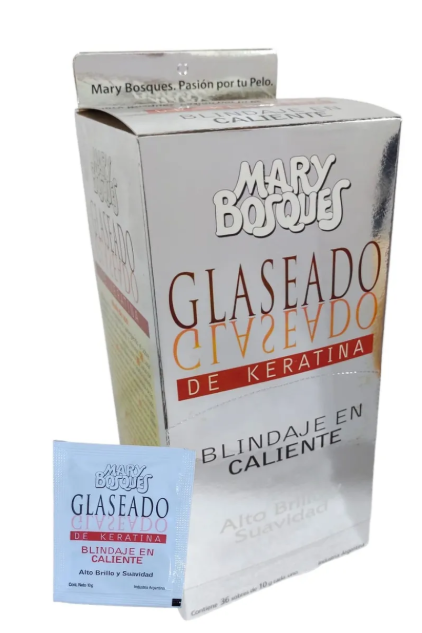 Glaseado de Keratina-blindaje en caliente-sobre x 10 g.-caja x 36 u.-