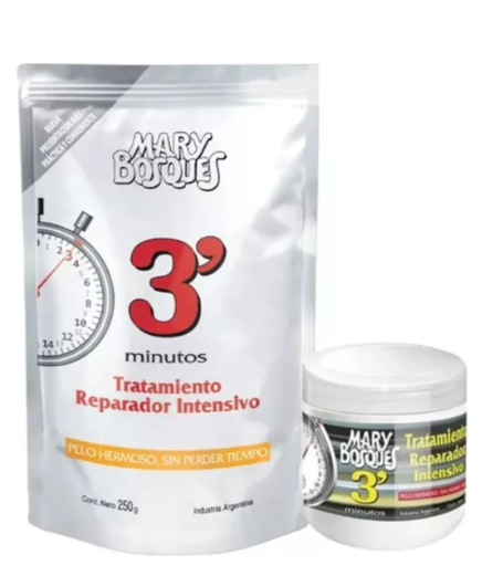 3' Minutos-tratamiento reparador intensivo-pote x 200 g.-