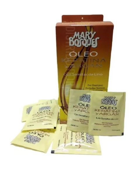 M.BOSQUES Oleo Keratina y Argán-sobre x 10 ml.-caja x 36 u.-