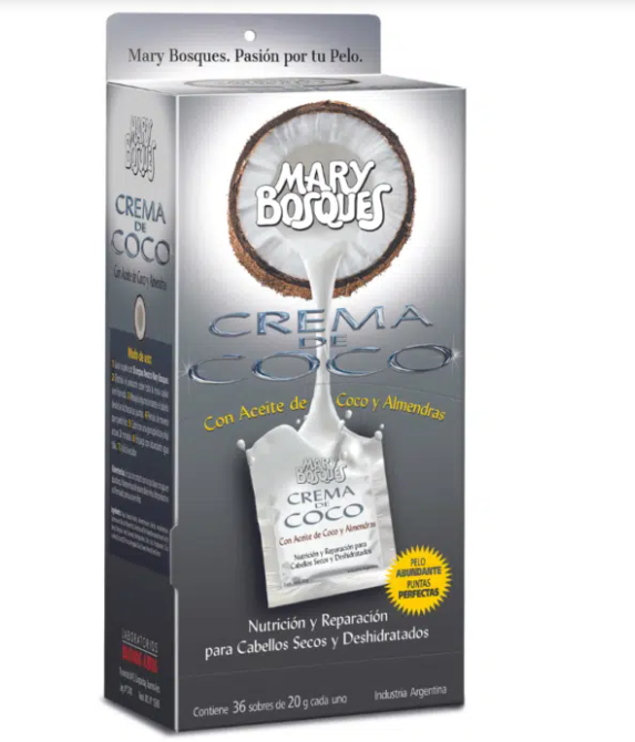 Crema de Coco y Almendras-sobre x 20 g.-caja x 36 u.-