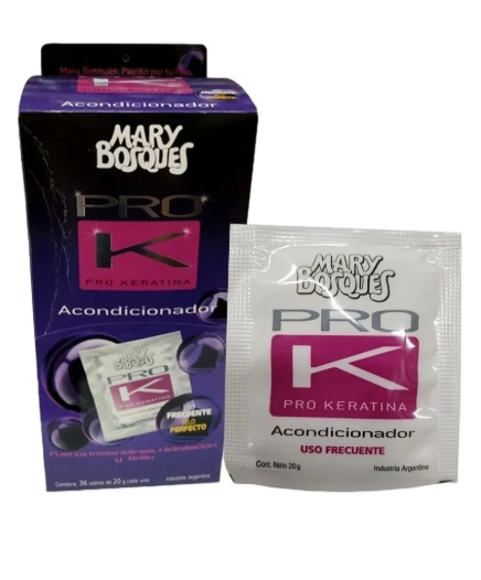 M.BOSQUES Acondicionador Pro K-uso frecuente-sobre x 20 g.-caja x 36 u.-