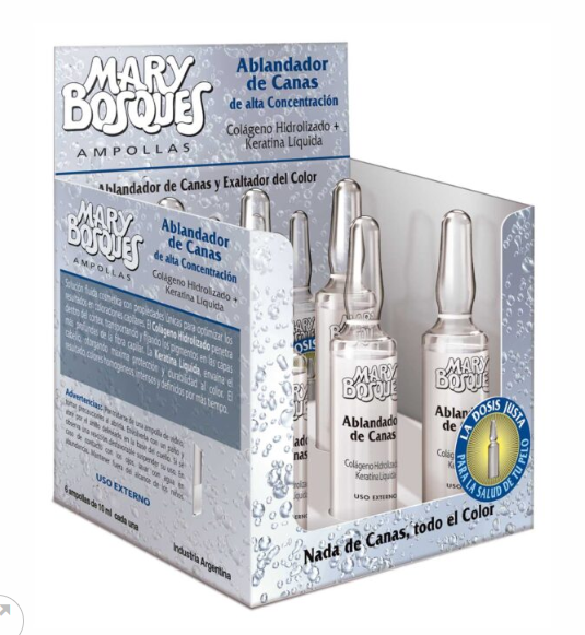 M.BOSQUES Ablandador de Canas-de alta concentracion-ampolla x 10 ml.-caja x 6 u.-