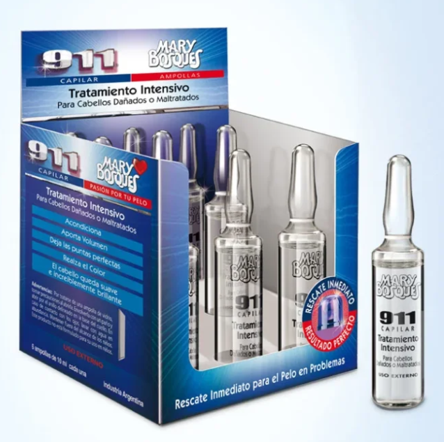 911 Capilar-rescate inmediato-ampolla x 10 ml.-caja x 6 u.-