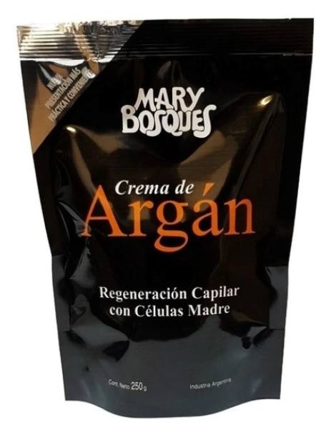 Crema de Argan-regeneración capilar con células madre-doypack x 250 g.-