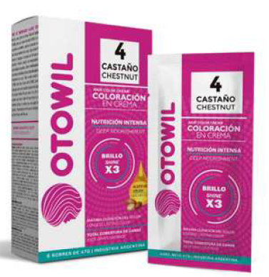 OTOWIL TINTURA Crema Colorante Capilar con Aceite de Argán | Sobre x 50 grs. 