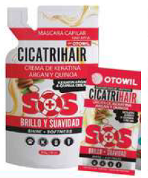 Cicatrihair - Keratina y Argan | Sobre x 25 grs.  SOS ROJO