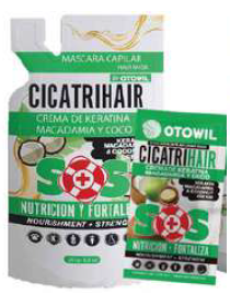 OTOWIL Cicatrihair - Keratina y Macadamia | Sobre x 25 grs. SOS VERDE