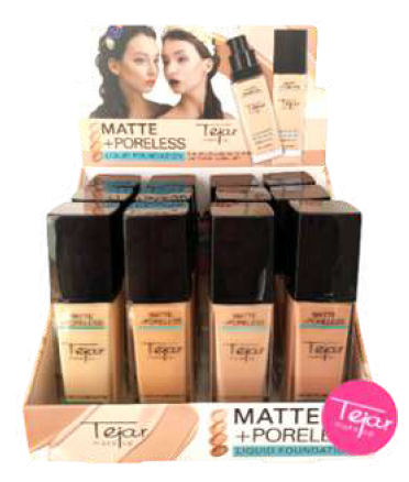 Maquillaje Fluido de Vidrio Matte