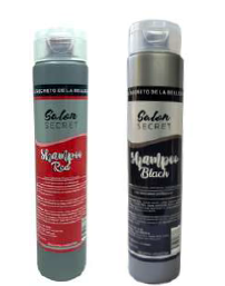 SALON SECRET -SHAMPOO BLACK x 370 gr    PROMO!!