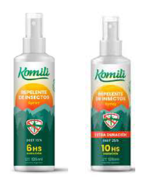 KOMILY - REPELENTE X 100 ML 6 HS    PROMO!!
