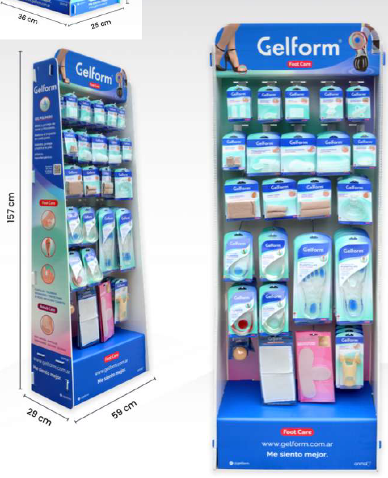 GELFORM GELFORM - EXHIBIDOR DE GEL GRANDE + CARGA