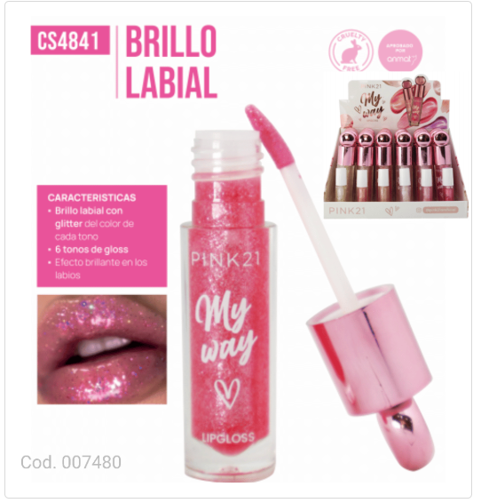 BRILLO LABIAL  PL.PK 007480      
