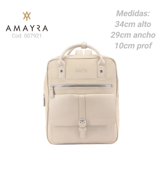 MOCHILA AMAYRA CAMEL  PL.MA 007921      