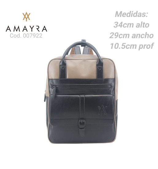 MOCHILA AMAYRA NEGRA  PL.MA 007922      