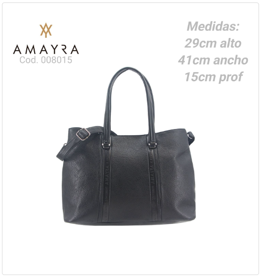 CARTERA AMAYRA NEGRA  PL.MA 008015      