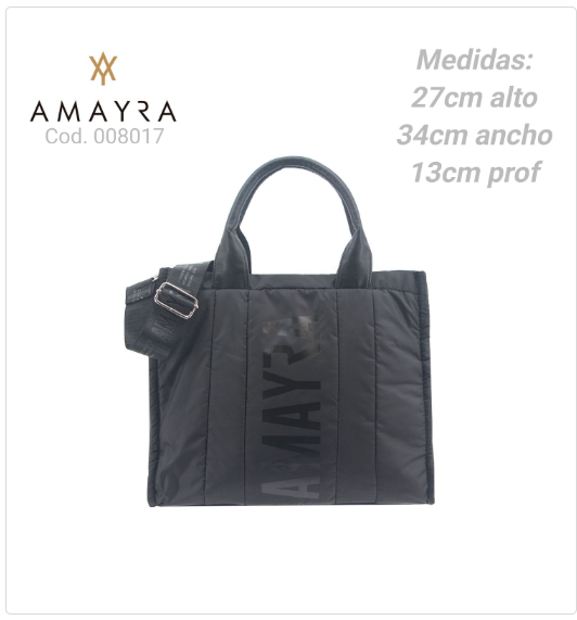 CARTERA AMAYRA NEGRA  PL.MA 008017      