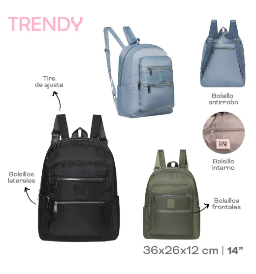 MOCHILA TRENDY                              