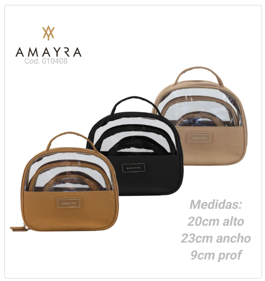 PORTACOSMETICO AMAYRA X3                              