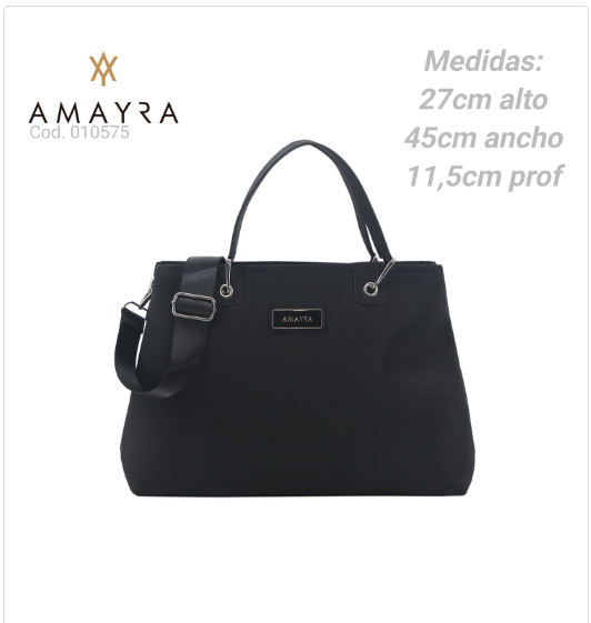 CARTERA AMAYRA NEGRA  PL.MA 010575      