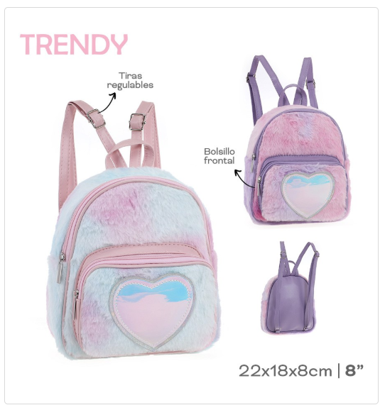 MOCHILA INFANTIL TRENDY  PL.MA 010632      