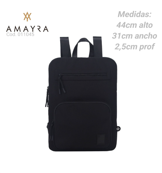 MOCHILA AMAYRA NEGRA  PL.MA 011045      