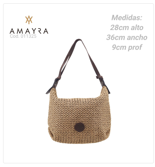 BOLSO PLAYERO AMAYRA  PL.MA 011325      