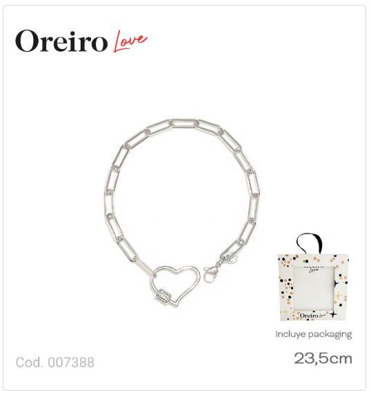 PULSERA ACERO OREIRO                              