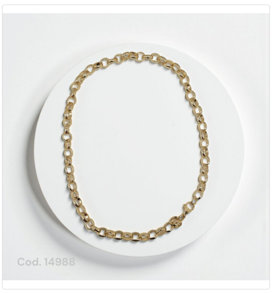 CADENA ACERO DORADO  PL.AC 14988       