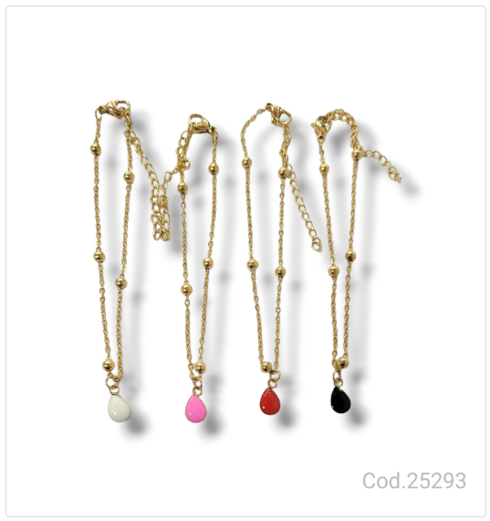 PULSERA ACERO DORADO                              