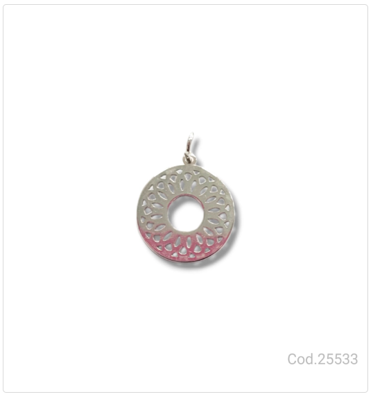 DIJE ACERO BLANCO  PL.AC 25533       