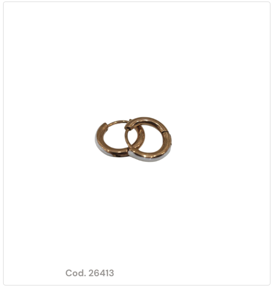 AROS ACERO DORADO  PL.AC 26413       