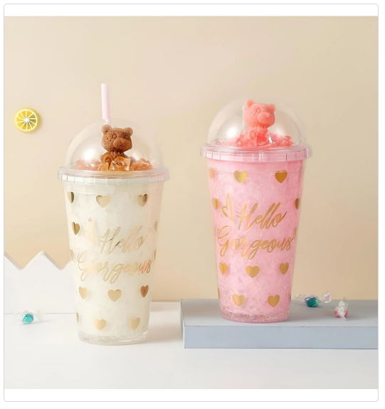 VASO CON SORBETE  PL.NV 009506      