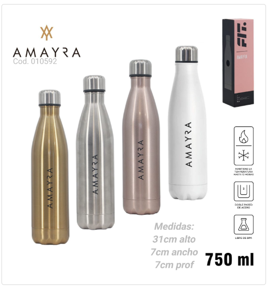 BOTELLA TERMICA AMAYRA  PL.NV 010592      