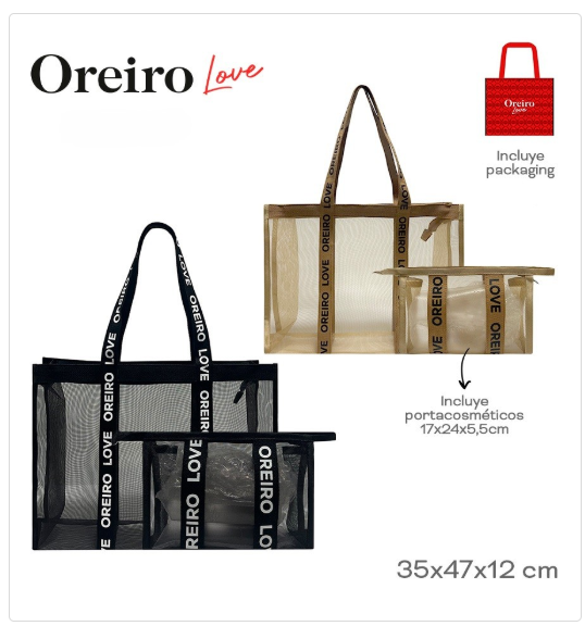 BEACH BAG OREIRO LOVE  PL.MA011729      