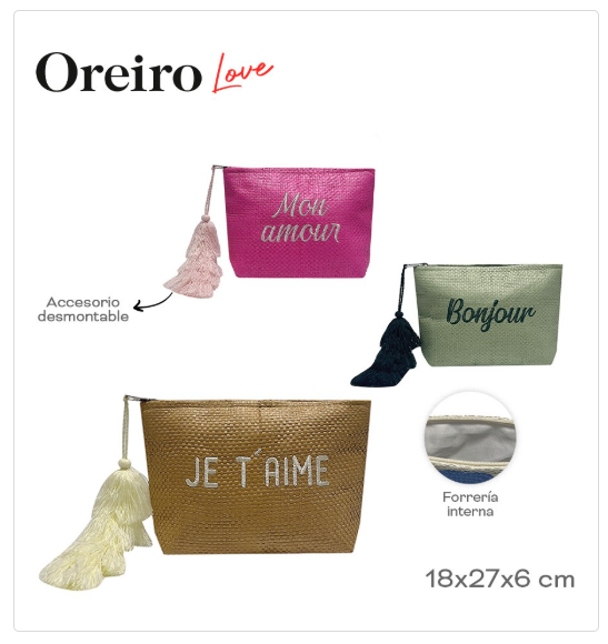 PORTACOSMETICO AMAYRA X3  PL.MA011733    