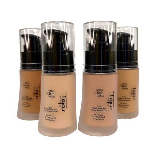 MAQUILLAJE en POLVO con Espejo y Cisne