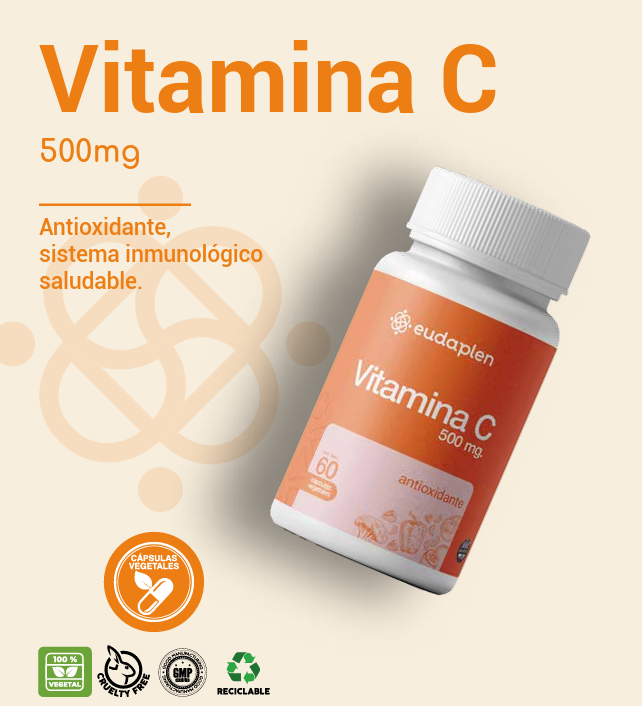 VITAMINA C - 500mg x 50 capsulas vegetal