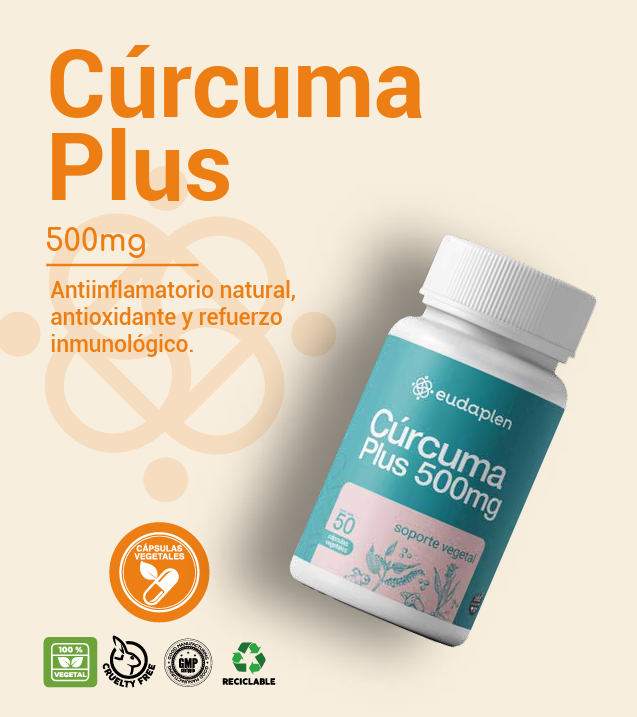 CURCUMA 500 PLUS - x 50 capsulas vegetales