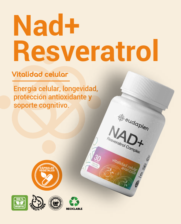 NAD + Resveratrol - x 30 capsulas vegetales