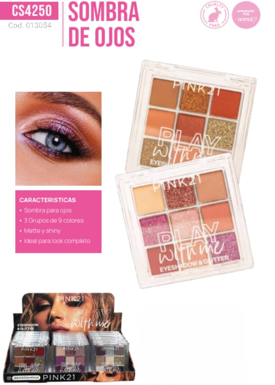 SOMBRA + GLITTER PL.PK 013054