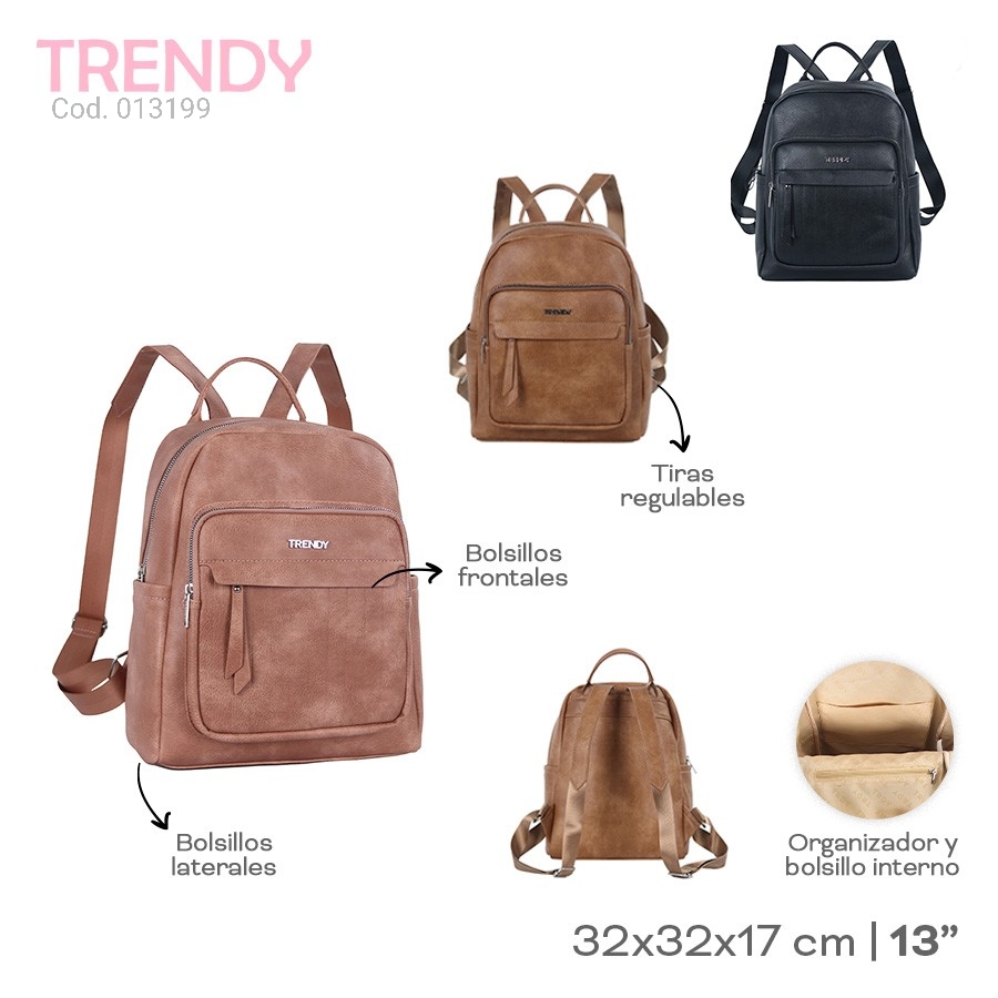 MOCHILA TRENDY PL.MA 13199