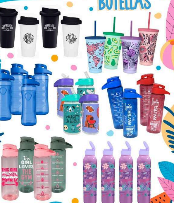 COMBO 6002 - AFA VASOS Y BOTELLAS x 32 uni