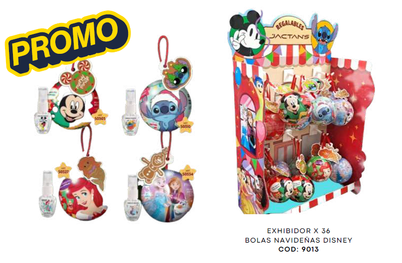 EXHIBIDOR X 36 - BOLAS DE NAVIDAD c/perfume