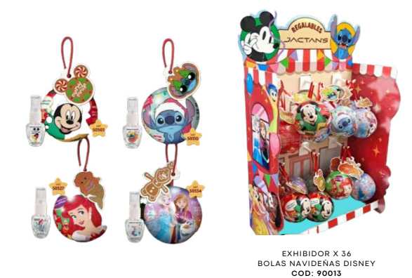 EXHIBIDOR X 36 - BOLAS DE NAVIDAD c/perfume