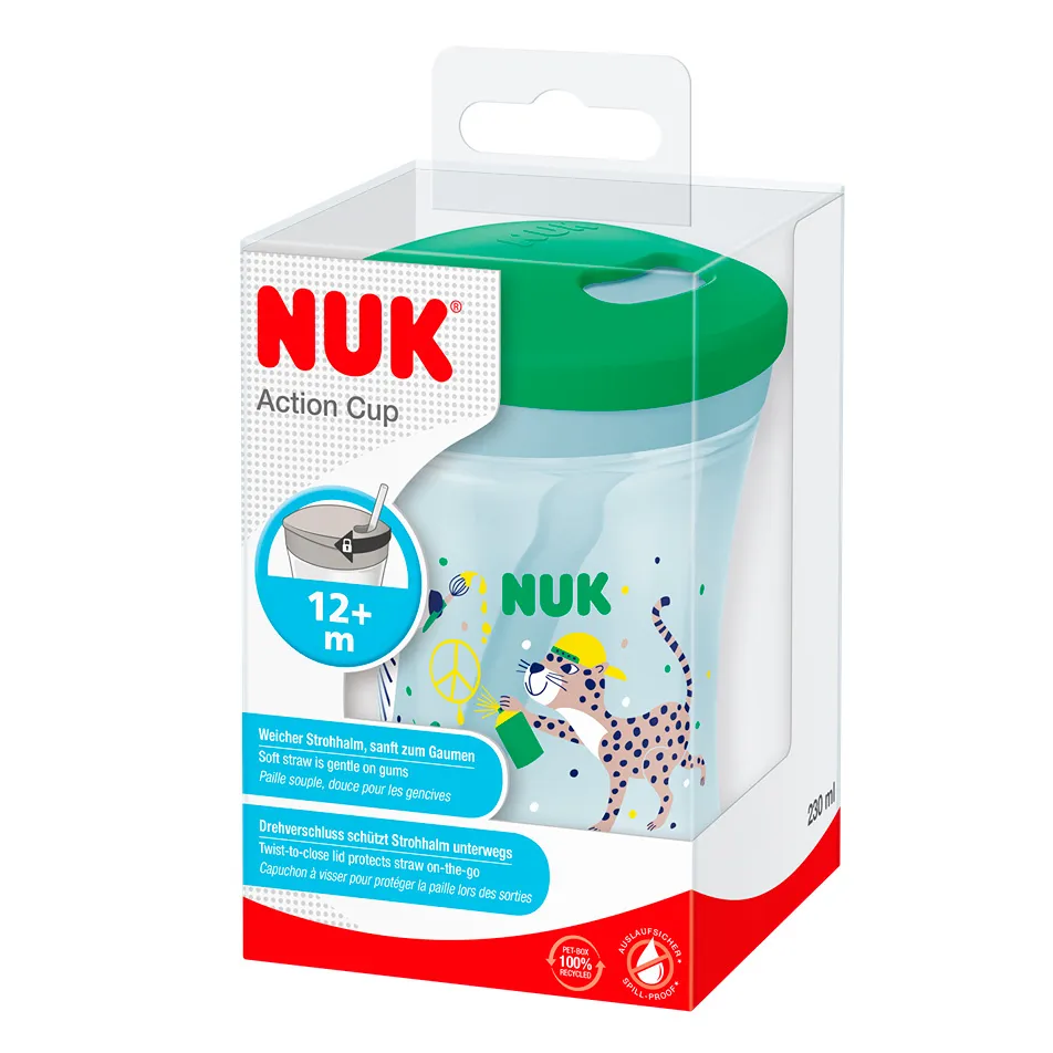 Vaso Action Cup Leopardo Verde