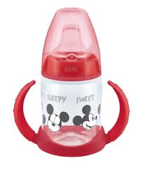 Vaso Aprendizaje 150 ml Cont de Temp MICKEY MOUSE Rojo
